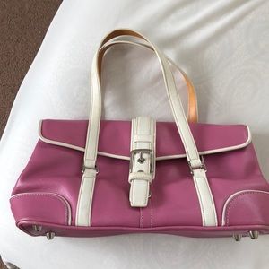 Pink coach purse